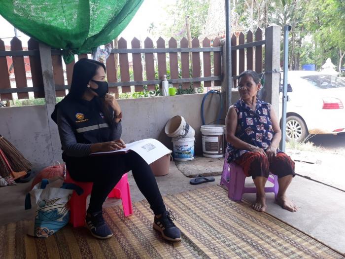 ลงพื้นที่สำรวจผู้ประสบปัญหาทางสังคม ผู้ด้อยโอกาส และผู้ยากไร้ 