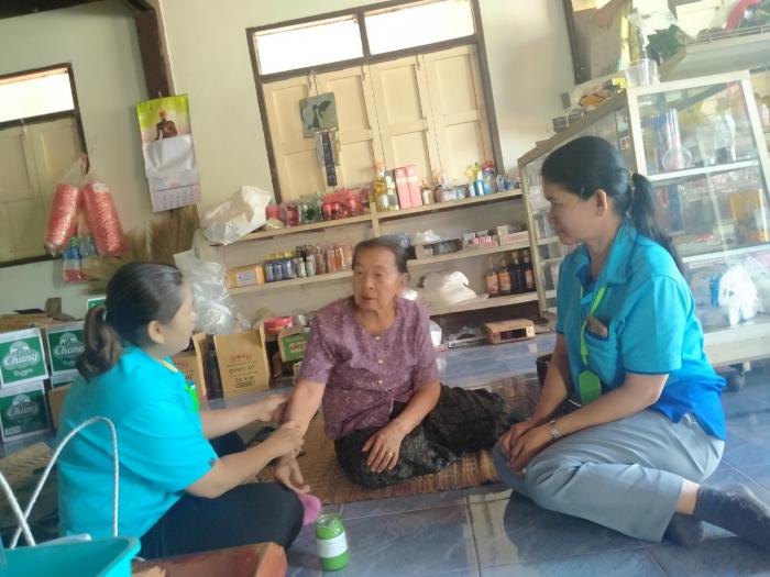 อาสาสมัครบริบาลท้องถิ่นตำบลบ้านว่าน เพื่อดูแลผู้สูงอายุที่มีภาวะพึ่งพิง 2565