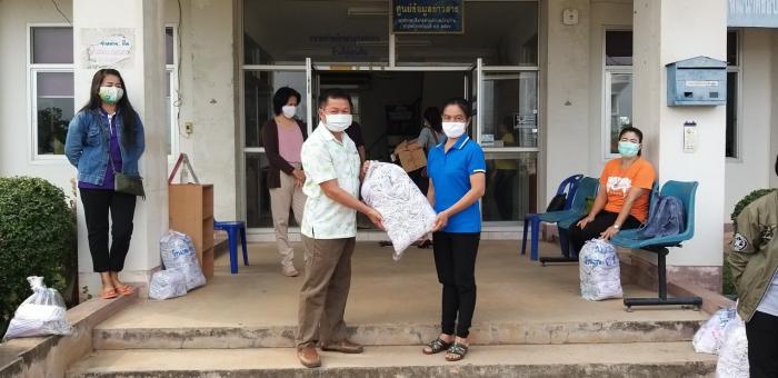 ส่งมอบหน้ากากอนามัย