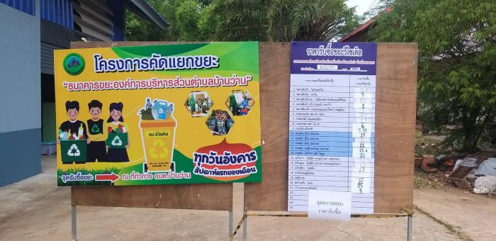 ธนาคารขยะเดือน พฤษภาคม 2567
