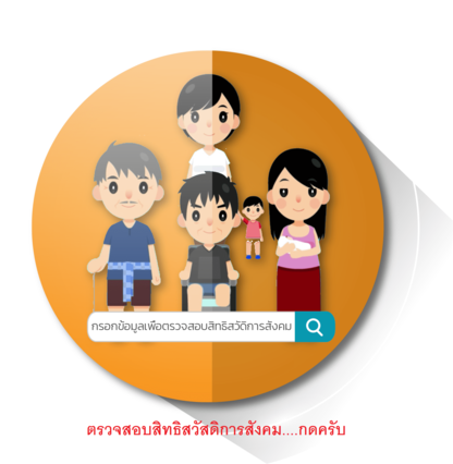 ตรวจสอบสิทธิสวัสดิการรัฐ-สวัสดิการสังคมทางออนไลน์